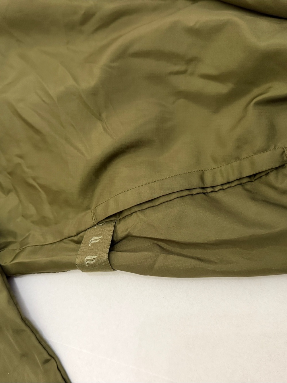 Fabletics Men’s Olive Zip-Up Performance Jacket - Picture 5 of 5